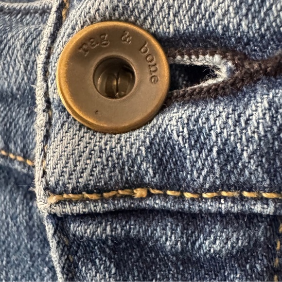 rag & bone Fit 2 Slim Blue Jeans Button Fly Men's 31X32 - Picture 9 of 11
